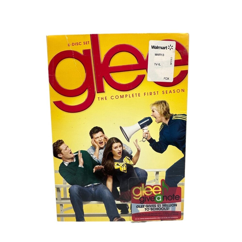 Glee The Complete First Season 2010 TV-14 Jane Lynch Fox 6 Disc DVD Widescreen
